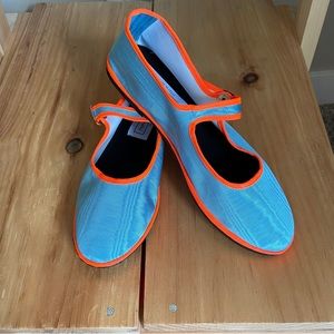 Alex Mill Drogheria Crivellini Mary Janes, Sky Moire